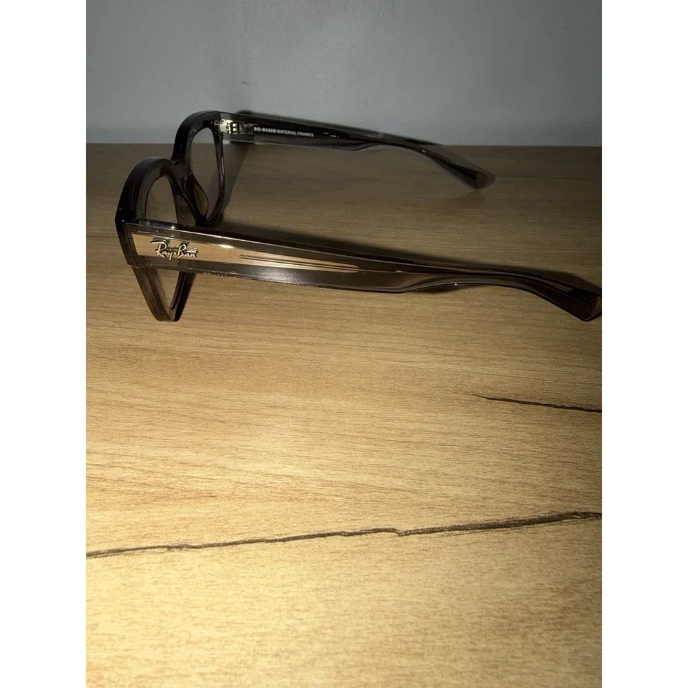 RAY BAN FRAMES ONLY EYEGLASSES BIO BASED RB‎ 7217 CHAD 8263 BLACK GRAY